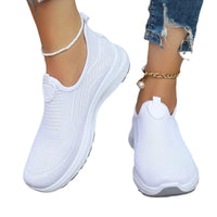 Summer New Mesh Breathable Large Size Casual Shoes for Women Soft Sole Lightweight One Step Single Shoes for Women - Buy online at  Vibe In Cart.
