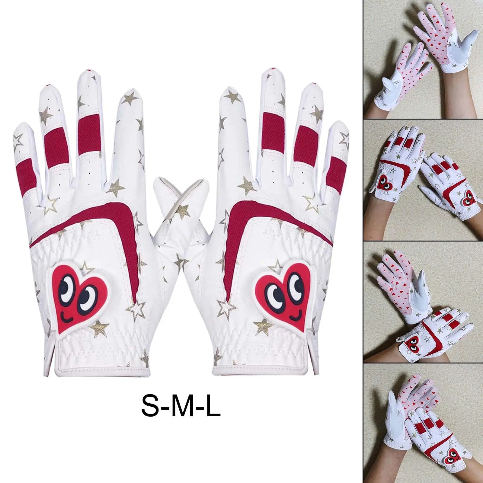 2 pcs Kids Golf Gloves Premium Leather Non Left Hand and Right Hand for Junior - Buy online at  Vibe In Cart.