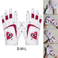 2 pcs Kids Golf Gloves Premium Leather Non Left Hand and Right Hand for Junior - Buy online at  Vibe In Cart.