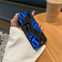 Shockproof Silicone Phone Case with Smile Face Pattern