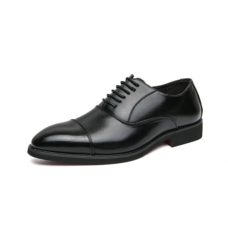 Men's Formal Leather Oxford Dress Shoes For Business Size 47-48
