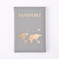 Slim Polyester Passport Cover Travel Wallet Card Case