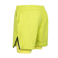 Men's Quick Dry 2 in 1 Polyester Training Sports Shorts
