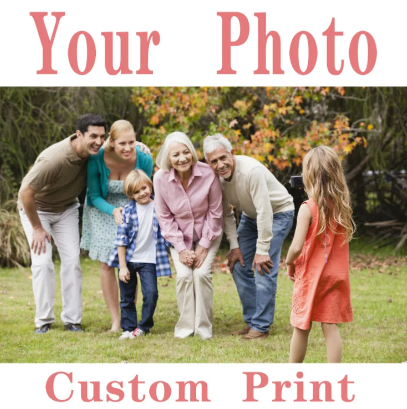 Personalized Gift Custom Poster Any Size Print Canvas Wall Art with Your Photo Painting Decoration Picture for Living Room - Buy online at  Vibe In Cart.