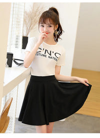 2025 Flared Skirts Women's Basic Shorts Skirt Fashion Versatile Black Casual Mini Skater Medium Pleated Fluffy Skirt Plus Size - Buy online at  Vibe In Cart.