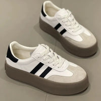 Spring and Autumn New Korean version Fashion Casual color Bock Thick sole Women's Versatile Comfortable Vulcanized Shoes 2025 - Buy online at  Vibe In Cart.