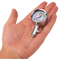 Soccer Ball Pressure Gauge Air Watch Or 3PCS Needle Football Volleyball Barometers Portable Air Release Valve Inflatable Tools - Buy online at  Vibe In Cart.