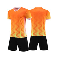 Soccer Uniform Set for Adults and Kids with Shirt and Shorts