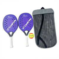 2x Beach Tennis Rackets Anti Slip Sweat Resistant Grip Portable Carbon Fiber - Buy online at  Vibe In Cart.