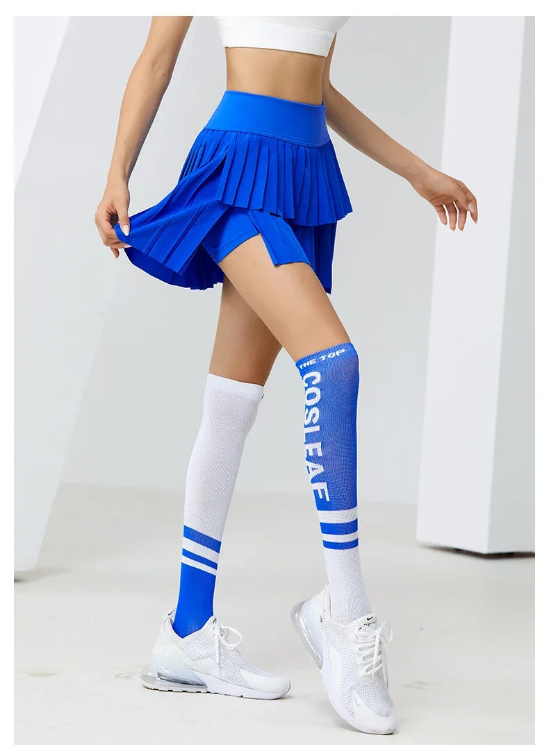 Women Sports Mini Pleated Skirt Golf Tennis Skirts With Pocket Double Layer Gym Fitness Running Yoga Athletic Workout Skort - Buy online at  Vibe In Cart.