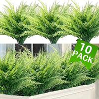 10pcs Artificial Plants Boston Ferns Fake Plants Greenery Artificial Plant Outdoor Indoor Home Garden Spring Summer Decoration - Buy online at  Vibe In Cart.