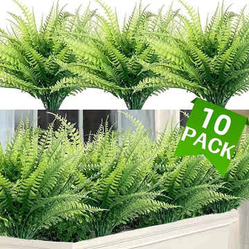 10pcs Artificial Plants Boston Ferns Fake Plants Greenery Artificial Plant Outdoor Indoor Home Garden Spring Summer Decoration - Buy online at  Vibe In Cart.