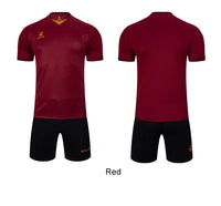 Men's Short Sleeve Polyester Soccer Jersey Tracksuit Set