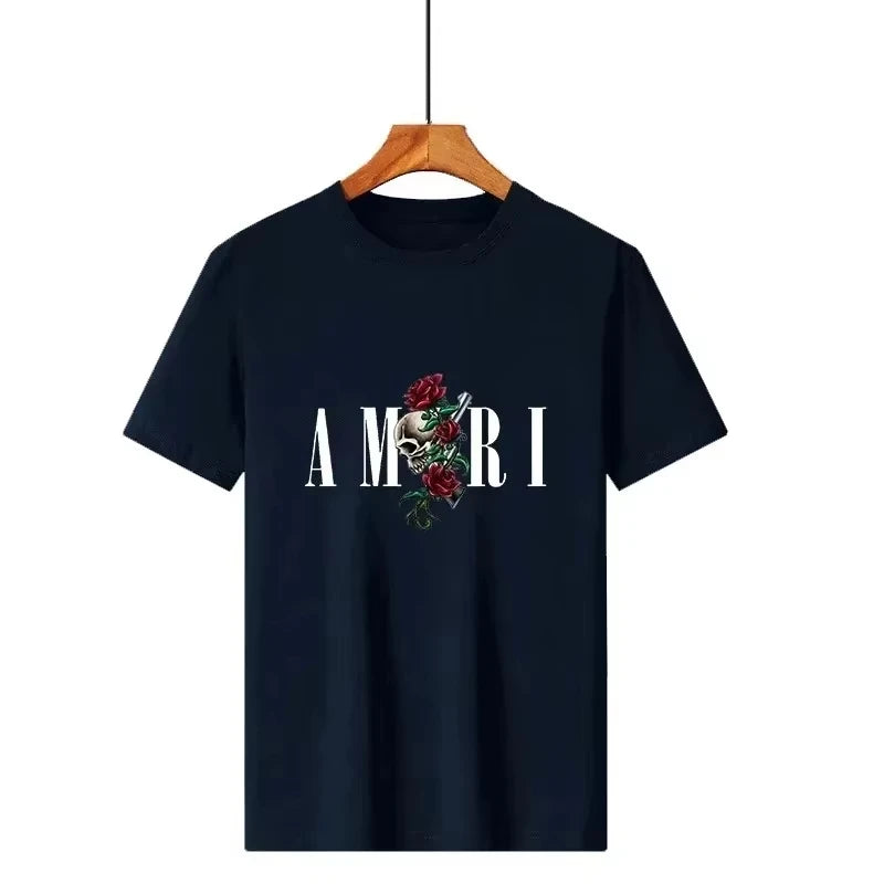 2025 Men's Summer Graphic Print Y2k T-shirt Man Woman Short Sleeved Luxury Tees Clothing Loose Pure Cotton Soft Tops Fashion - Buy online at  Vibe In Cart.