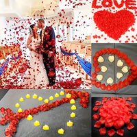 100-10000Pcs Top Colorful Artificial Fake Rose Petals Red White Gold Roses Petal Flowers Romantic Wedding Party Valentine Decor - Buy online at  Vibe In Cart.