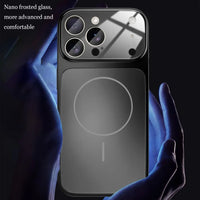 Shockproof Glass Phone Case With Wireless Charging And Screen Protection