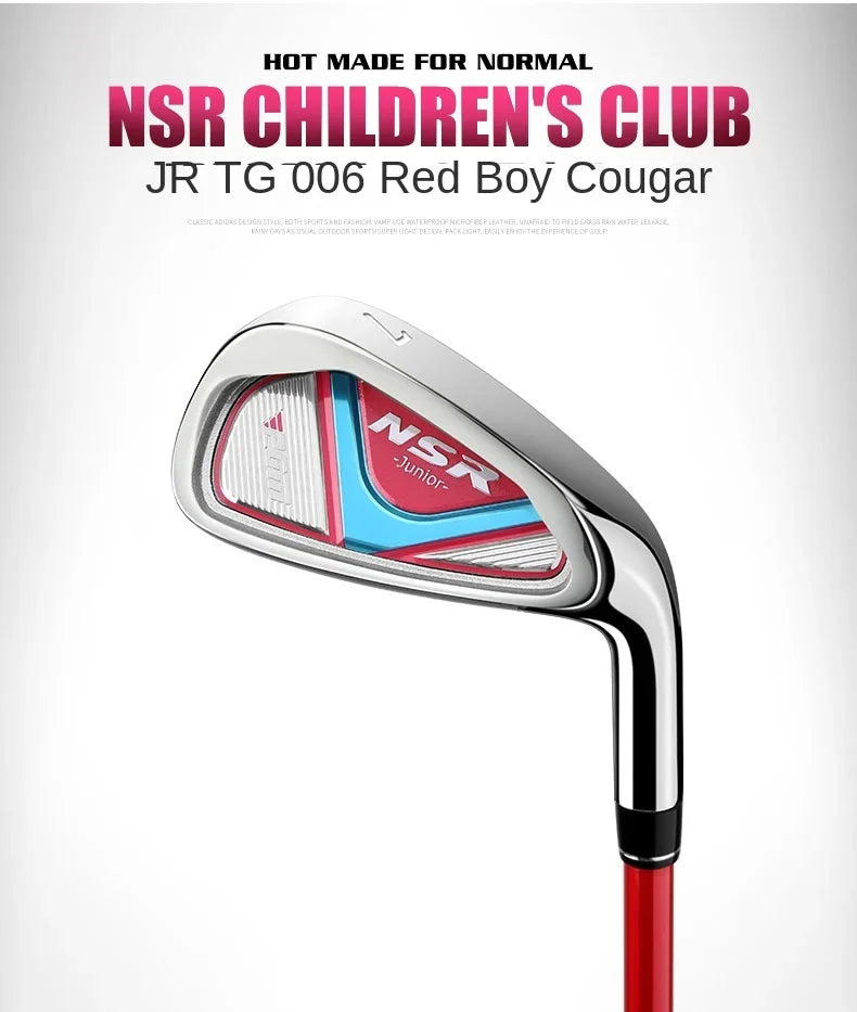 Children's Right Handed Golf Clubs Set with Bag and Headcover for Kids 95-155cm