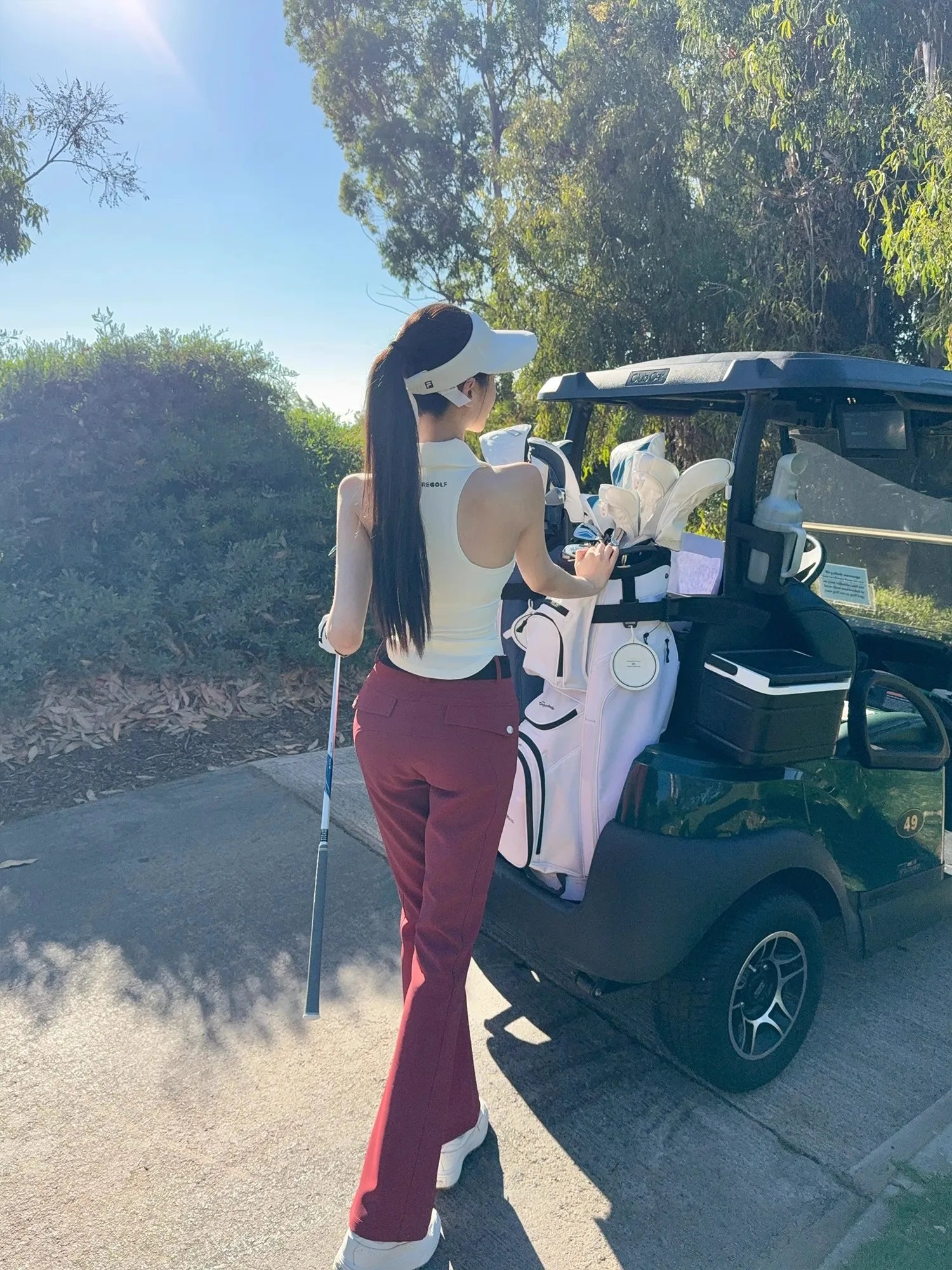 REGOLF female golf long pants high-waisted ladies trousers quick dry high quality stretch golf clothes ladies sportswear - Buy online at  Vibe In Cart.