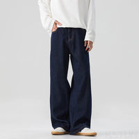 KSTUN 2025 Fall/Winter Baggy Jeans Men Wide Leg Pants Loose Boot Cut Jeans Classic Denim Blue Men's Trousers Hiphop Streetwear - Buy online at  Vibe In Cart.