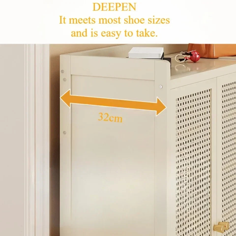 Home Shoe Cabinet Large Capacity Shoe Rack Breathable Storage Cabinet Moisture-proof Shoe Cabinet Simple Dust-proof Shoe Cabinet - Buy online at  Vibe In Cart.