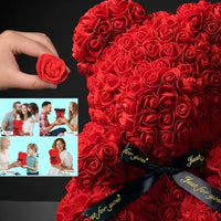 New Artificial Flower Eternal Rose Teddy Bear for Mom Mother's Day Birthday Valentine's Day Anniversary Gifts & Artificial Decor - Buy online at  Vibe In Cart.
