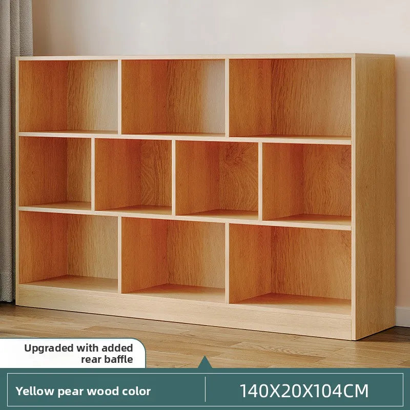 Multi-Grid Storage Cabinet with Multi-Layer Shelves for Home