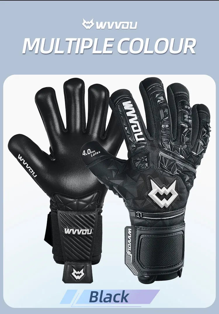 WVVOU Soccer Goalie Gloves for Adults and Youth, High Performance Goalkeeper Gloves with 5 Detachable Finger Saves - Buy online at  Vibe In Cart.