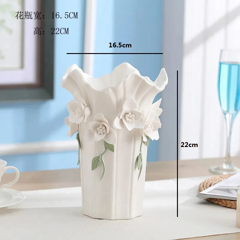 3D Ceramic Vase Home Decor Creative Design Porcelain Decorative Flower Vase For Wedding Decoration - Buy online at  Vibe In Cart.