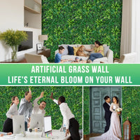 Artificial Plants Grass Wall Panel Boxwood Hedge for Indoor Outdoor Home Garden Vertical Decoration Fake Plant Grass Wedding - Buy online at  Vibe In Cart.