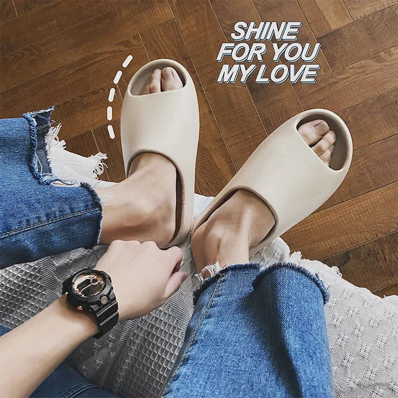 Summer Slippers For Men Women EVA Soft Bottom Indoor Home Slides Brand Slipper Man Sandals Beach Shoes Male Slippers Flip Flops - Buy online at  Vibe In Cart.
