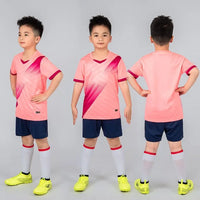 Boys Football Jersey tracksuit Child Soccer Sports Uniforms Kids Play Ball Sportswear Kits vest children's football suit Socks 1 - Buy online at  Vibe In Cart.