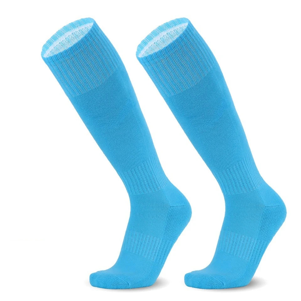 Loogdeel Football Sports Socks Long Knee Cotton Solid Color Kids Legging Stockings Soccer Baseball Ankle Adults Children Socks - Buy online at  Vibe In Cart.