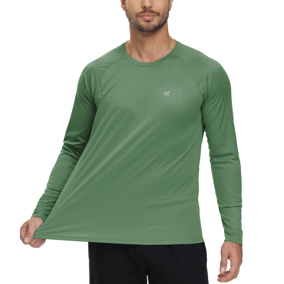 Men UPF 50+ Long Sleeve T-Shirt, Rash Guard Breathable Tops, Pullover Shirt for Sport Fishing Hiking Workout Outdoor Beach - Buy online at  Vibe In Cart.