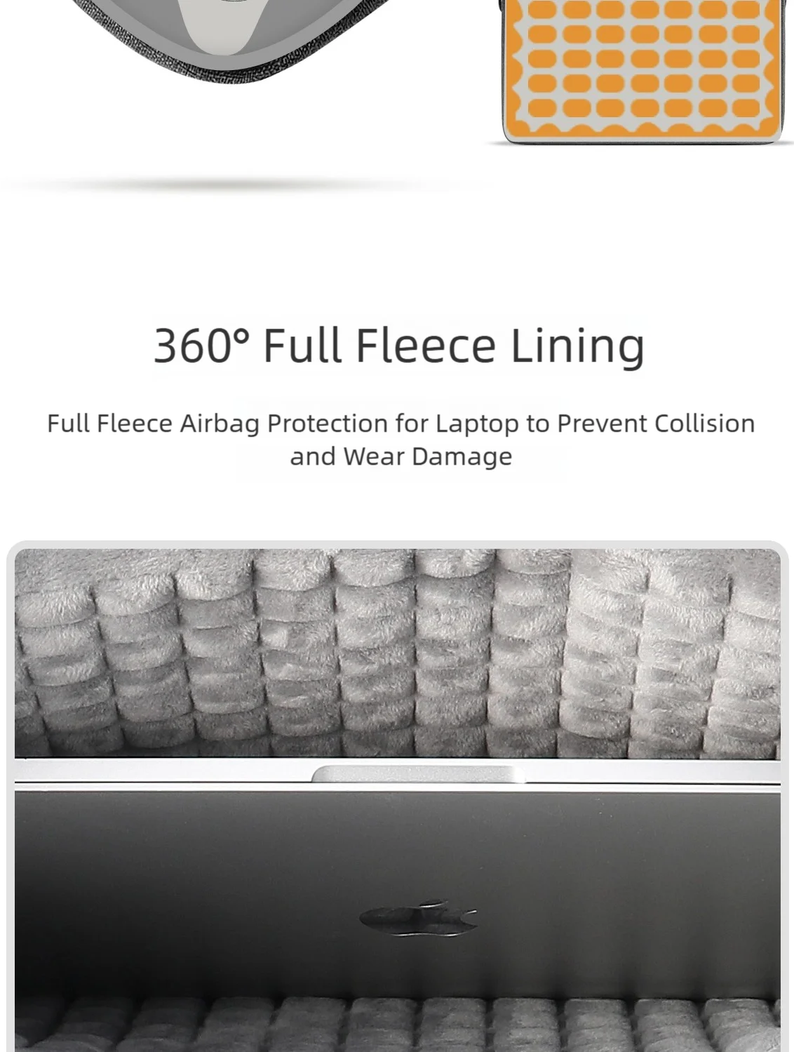 Unisex Zipper Canvas Laptop Briefcase for 13.3-17 Inch Laptops