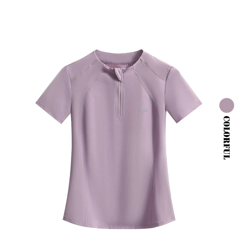 Women's 2-Piece Tennis Skirt and Top Set, Polyester Elastane