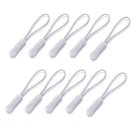 Set of 10 PVC Zipper Pull Replacement Clips for Bags