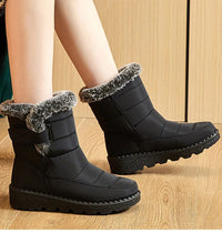 Women's Boots 2025 Trend Winter Shoes For Woman Winter Boots Ankle Low Heels Botas Mujer Waterproof Snow Boots With Fur Shoes - Buy online at  Vibe In Cart.