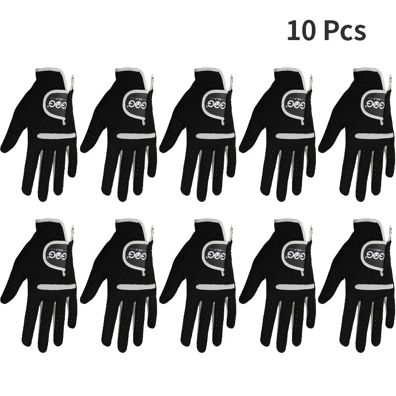 1 Pcs Men's Golf Glove Left Hand Right Hand Micro Soft Fiber Breathable Golf Gloves Men Color Black Brand GOG - Buy online at  Vibe In Cart.