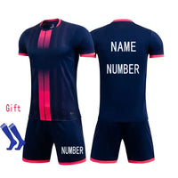 Boys Football Jersey tracksuit Child Soccer Sports Uniforms Kids Play Ball Sportswear Kits vest children's football suit Socks 1 - Buy online at  Vibe In Cart.