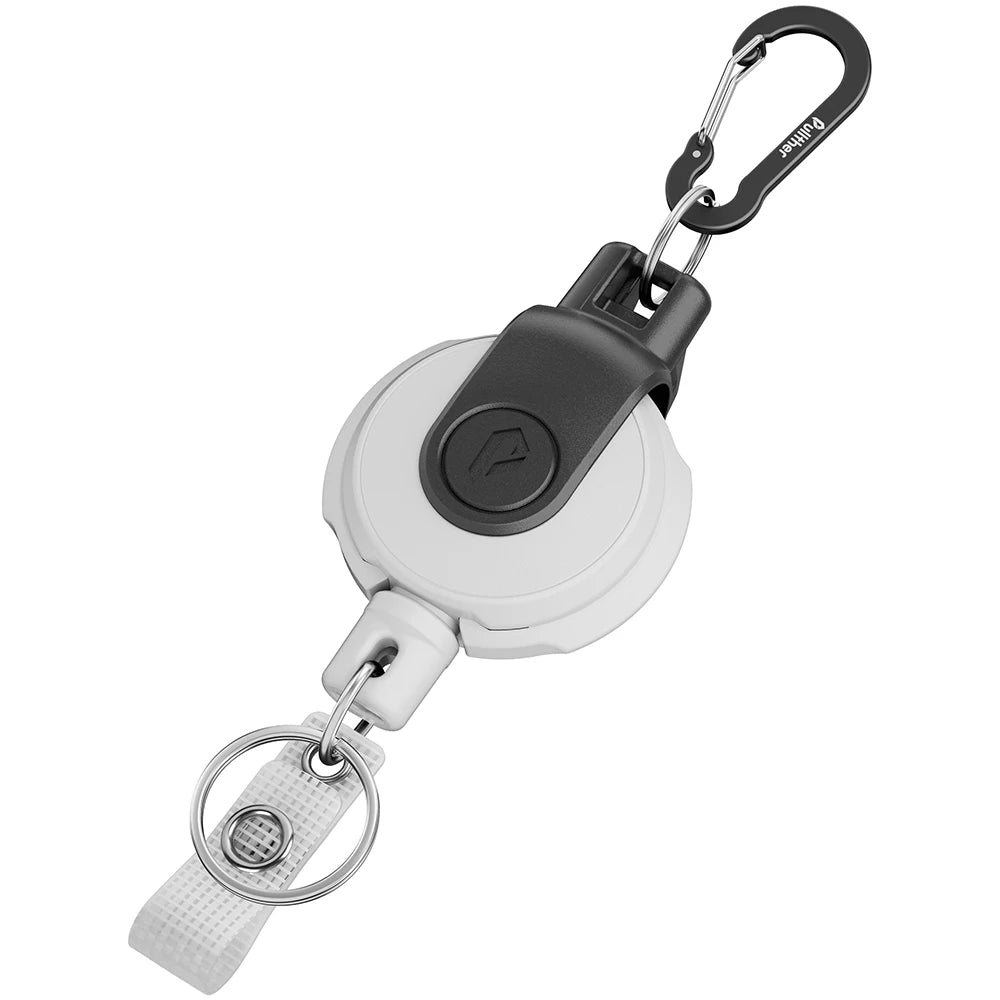 Retractable Key‌ Chain for man Reel‌ Badge Holders Retractabl Carabiner Quick Release Spring Clip outdoor camping equipment - Buy online at  Vibe In Cart.