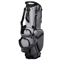 Customized Logo Lightweight Polyurethane Leather Golf Bag Black and Grey Waterproof Wear Resistant Portable Golf Bag - Buy online at  Vibe In Cart.