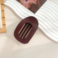 Plastic Hair Claw Clip for Women with Curved Design