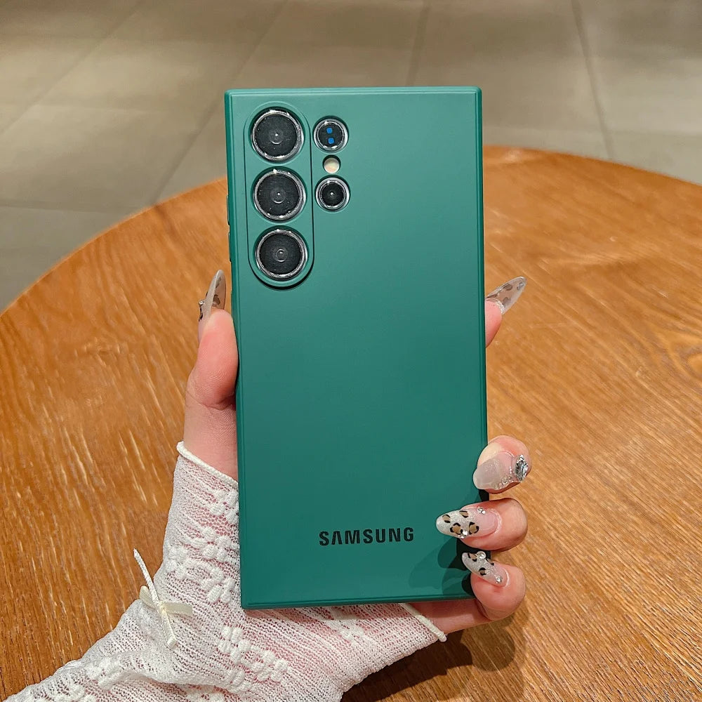 Liquid Silicone Shockproof Soft Protective Phone Case With Camera Protection