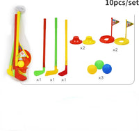 Children's Plastic Toy Golf Set for Indoor and Outdoor Play