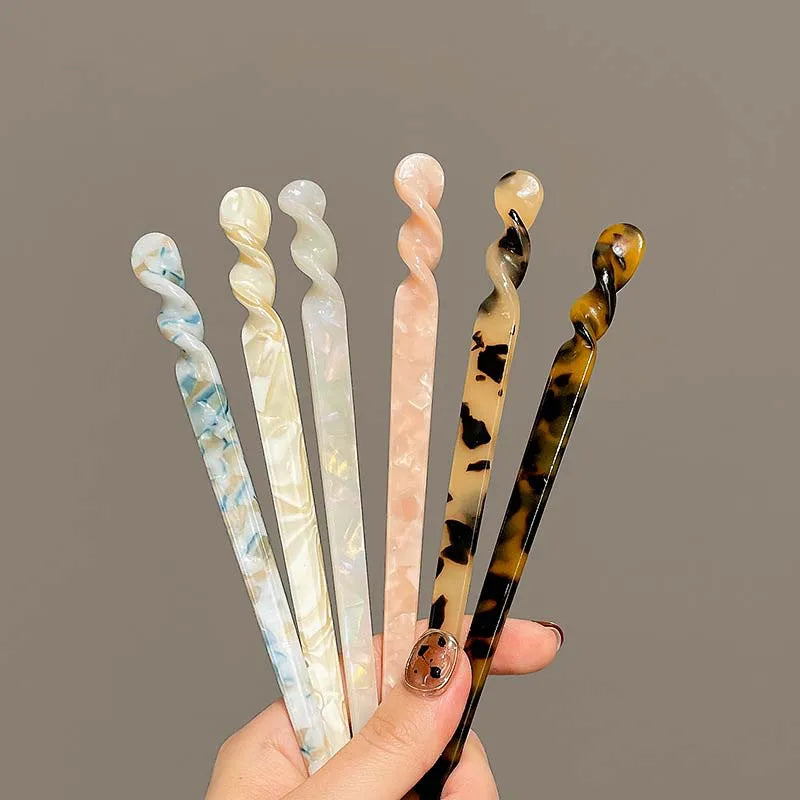 Vintage Chinese Style Hair Sticks for Women Girls Fashion Acetate Chopstick Shaped Hair Clips Pins Jewelry Hair Accessories - Buy online at  Vibe In Cart.