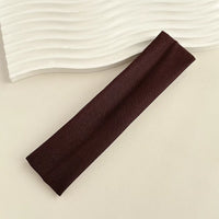 Four Seasons Solid Sports Headbands For Women Fitness Running Yoga Solid Color Elastic Hairbands Stretch Makeup Hair Accessories - Buy online at  Vibe In Cart.