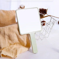 Eyelash Extension Handheld Makeup Mirror Square Makeup Vanity Mirror with Handle Hand Mirror SPA Salon Compact Mirrors - Buy online at  Vibe In Cart.