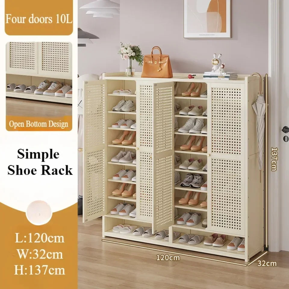 Home Shoe Cabinet Large Capacity Shoe Rack Breathable Storage Cabinet Moisture-proof Shoe Cabinet Simple Dust-proof Shoe Cabinet - Buy online at  Vibe In Cart.