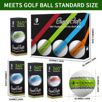 Caiton 12/3pcs 3-Layer PU Putter Golf Ball, 360° Precision Stable Shooting Line, Enhancing Putting Accuracy and Stability - Buy online at  Vibe In Cart.