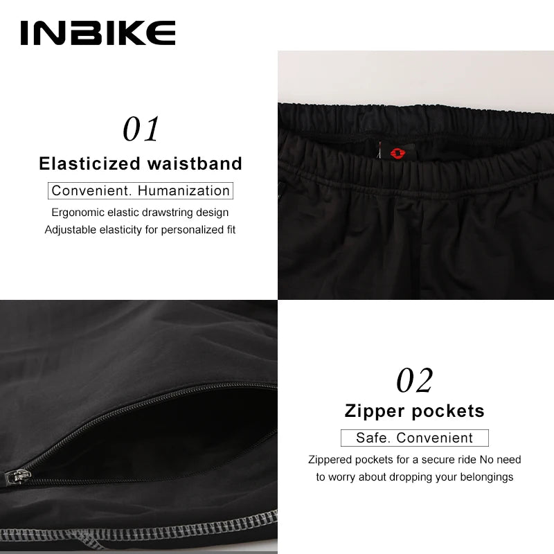 INBIKE Winter Men's Cycling Pants Thermal Road Bike Clothing Man Windproof Bicycle Trousers MTB Pants for Riding Running Pants - Buy online at  Vibe In Cart.